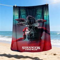 1 vnt. „Stranger Things“ lauko pledas, lengvas flanelės užklotas kelionėms, stovyklavimui, svetainei, sofai, kėdei, minkštas 80x120cm