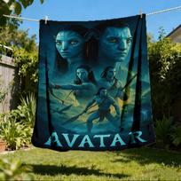 1pc Avatar Outdoor Soft Blanket Ultra Plush, Warm, Versatile, and Easy Care for Camping, and 80x120cm