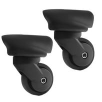 2Pcs Trolley Casters Replacement Heavy Duty Roller Wheel for Luggage Box Suitcase 360 Degree Swivel kit SilentWheel