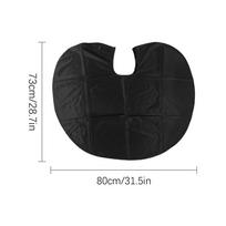 Black Short Hairdressing Cape Professional Salon Barber Hair Cutting Wrap & Dyeing Tool juoda