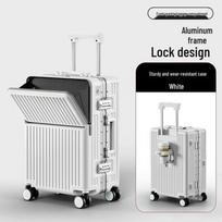 OKD 26-inch Front-Opening Aluminum Frame Luggage