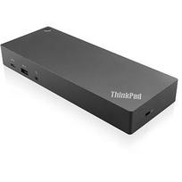 Lenovo D Lenovo ThinkPad Hybrid USB-C with USB-A Dock - Docking Station - USB-C - 2 x HDMI, 2 x DP US 40AF0135US