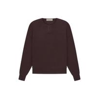 Fear Of God Essentials Ss23 Knit Ls Henley Women sweater Plum FOG-SS23-127 M