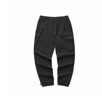 Skechers Ss22 Solid Color Breathable Outdoor Woven Casual Pants Men bottoms Carbon-Black L322M015-0018 XL