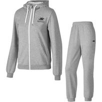 Skechers Basic Sports Series Knitted Hoodie Comfortable Casual Set Women sweatshirt and pants Light-Gray P424W129-004F M