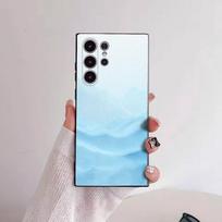 Azure Mist Mountains Phone Case for Samsung Galaxy S26 S25 S24 S23 S22 S21 Ultra Plus FE Cover SamsungS21FE