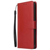 „Samsung Galaxy A21S“ odinis dėklas, skirtas „sFor Coque“ „Samsung A21S“ dėklui, skirtas „Galaxy A12 A 21 A215F“ dangteliui, atverčiamam ir piniginės formos telefono dėklui, skirtas „Fundas“ for Samsung A21 raudona
