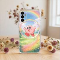 CUTE K-Kirby GYM  Phone Case Transparent Silicone Soft For SamsungA10,12,20,21S,30,31,40,50,51,52,70,71 Samsung a514g