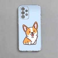 c-Corgi Pet Cute Dog Cartoon    Phone Case For Samsung S25,S24,S21,S22,S23,S30,Ultra,S20,Plus,Fe,Note,10,9,5G Transparent Cover Samsung S20fe