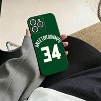 Giannis Antetokounmpo 34 Phone Case For iPhone 17, 16,15,14,13,12,11 Plus,Pro Max, Others Soft Black Cover iPhone14Plus