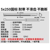 Shangqi Self-locking Nylon Cable Ties 250 vnt. spalvos
