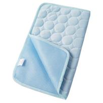 Professional Ice Silk Pet Cooling Mat Water Absorption Car Cat Sleeping Pad Keep Cooling EZ Clean Dog Bed Summer (Light Blue,XS -40X30cm-) šviesiai mėlyna spalva