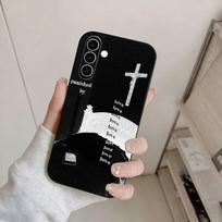 C-Cigarettes A-After Sex B-Band Phone Case For Samsung Galaxy A73,A72,A71,A70,A53,A52,A51,Others Soft Black Cover Samsung a21s