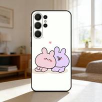 Cute A-Asamimichan C-Cartoon Phone Case For Samsung S26,S25,S24,S21,S22,S23,S30,Ultra,S20,FE,Lite,10,9,Black Cover Samsung S21lite