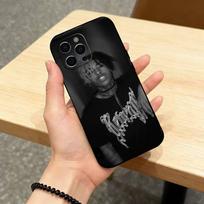 xxx xxxtentacion-n   Phone Case For iPhone 17,16,15,14,13,12,11 Plus,Pro Max,XS,Soft Silicone Black Cover iPhone14Pro