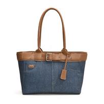 Retro Tote Bag for Women Shoulder Bags Fashiable Armpit Bag Purse and Handbags Designer Bags Female Bags Bolsos De Mujer one size mėlyna