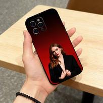 A-Actress S-Sadie Sink  Phone Case For iPhone 17,16,15,14,13,12,11 Plus,Pro Max,XS,Soft Silicone Black Cover iPhone15