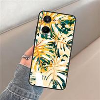 Tropical Leaf Pattern Case For Realme GT6 GT7 Pro C65 C67 C61 C53 C55 C51 C25 C63 C71 C75 15 11 12 13 14 Pro Plus Realme 12 Pro Plus