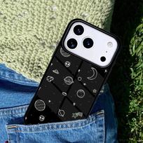 Trippy Art aesthetic Space Moon Phone Case For iPhone 17 AIR 16 Pro Max 15 14 Pro 11 12 13 Shockproof Silicone Cover iPhone 13