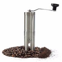 Manual Coffee Grinder Stainless, Steel Hand Coffee Grinder, Portable Hand Held Coffee Mill, Adjustable Coarseness, Ceramic Burr, for Home ,Office and sidabras