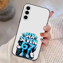 67 Six-S-Seven Phone Case For Samsung Galaxy A73,A72,A71,A70,A53,A52,A51,Soft Silicone Black Cover Samsung a72