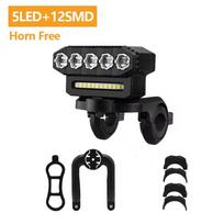 5 LED Bicycle Front Light Rechargeable MTB Bike Light Waterproof Outdoor Night Riding Safety Front Lamp Cycling Accessories HYD-059