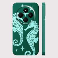Phone Case for Xiaomi Redmi 12 13C 9 9T 9A 10C A1 A2 13 12C 14C A3 10 Cover Shell Green Seahorse Redmi 13 4G