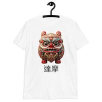 Lucky Daruma Doll T-Shirt Mens Womens Tees Top - Japanese Zen Good Luck Charm Top Tee Shirt 3XL