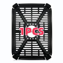Stainless steel air fryer double pot accessories support plate and oil separator designed for optimal airflow and easy cleaning