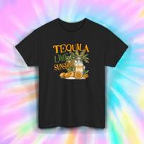 Tequila Lime Sunshine Shirt | Tropical Summer Drinking Graphic Tee S-5XL 2XL