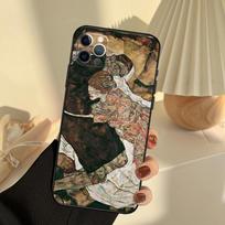 Egon Schiele Case For iPhone 11 12 13 14 15 16 Pro Max Cover For iPhone 13 12 Mini XR X XS Max Plus iPhone 13 mini