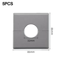 ABS Pipe Covers Escutcheon Plates Adhesive Backing Easy Installation Long-lasting Perfect Fit Home Improvement