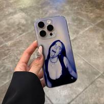B-Billie Eilish-H Silicone Phone Case Material For IPhone 17 16 15 11 12 13 14 Pro Max Mini Plus Soft TPU iPhone 12 mini