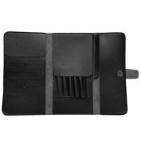 Portable Hairdressing Tools Bag Lightweight Durable Barber Tools Bag Professional PU Leather Scissors Storage Case Salon