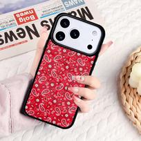 Royal Bandana Paisley Phone Case For IPhone 17 16e 15 14 13 12 11 Pro Max Air Mini Soft Protective Cover iPhone 16 Plus