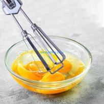 A5YD Metal Manual Eggbeater Double Rotary Whipping Tool Stirrer for Everyday Cooking CN