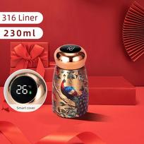 Stainless Steel Insulated Cup 230ml Leak Proof Water Bottle Intelligent Temperature Portable Hot Cold Water Bottle <50ml