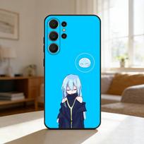 S-Slime-R-Rimuru Anime Phone Case For Samsung S26,S25,24,23,22,30,21,10,9,Ultra,Plus,Lite,FE Soft Black Case Samsung S24Plus