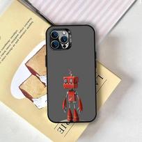 Old Robot Phone Case For iPhone 17,16,15,14,13,12,11 Plus,Pro Max,XS,Colorful Silver Phone case Funda Cover iPhone15plus