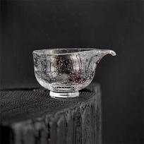 Kung Fu Tea Ceremony Small Capacity 110ml Air Bubble Glass Fair Cup Tea Pitcher Chahai Justice Cup Tea Set Accessories 110ml