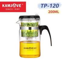 KAMJOVE Chinese Kung Fu Tea Infuser Tea Pot One-button Filtering Heat-resistant Glass Separating Teapot with Strainer 200-1200ML