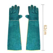 ABBY-Animal Protection Gloves, Anti-Bite/Anti-Scratch Long-Lasting Bath Training Gloves, Pet Wild Animals tamsiai žalia spalva