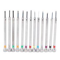 ABBY-0.6Mm-2.0Mm 130Pcs New Watchmakers Screwdrivers Set Watch Glasses Flat Blade Assort Slotted Flat Screwdrivers Set sidabras