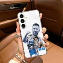 GOAT football player M-messi Clear Phone Case for Samsung Galaxy A71, A70, A52, A51, A40, A30 Samsung a12