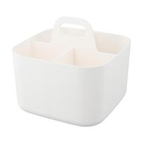 Accessory White Multipurpose Basket Modern Aesthetic Noise Reduction Pads Removable Divider Space-saving Design balta