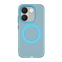 For Poco X8 Pro Case Magnetic Wireless Charge Fundas Poco X8 Pro Shell Coque Matte Translucent PC Phone Cover Poco X8 Pro Poco X8 Pro mėlyna
