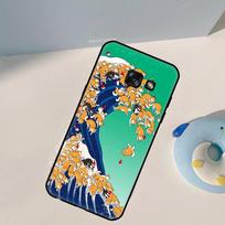 The Great Wave Of Shiba Inu Pug Case For Samsung Galaxy M56 M13 M33 M53 M15 M35 M55 M06 M16 M36 M31 M12 M32 M52 M14 M34 M54 Samsung M51