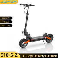 JOYOR S10-S-Z 60KM/H Electric Scooters 10'' Off-Road Tire 60V/18AH Battery 1000W*2 Dual Motor 75KM Range Hydraulic Brakes E Scooter S10-S-Z 60KM/H juoda