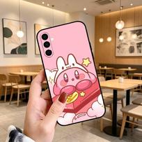 K-Kirbys Game C-Cartoon Pink Phone Case For Samsung Galaxy A73,A72,A71,A70,A53,A52,A51,Soft Silicone Black Cover Samsung a32 4g