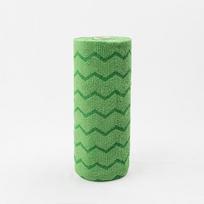 Reusable Cleaning Wipe Household Kitchen Cloth Microfiber Towel Rolls Dish Rags Wash Paper Towel Replacement žalia